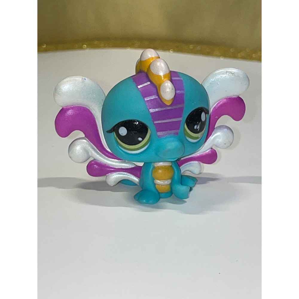 Littlest‎ Pet Shop LPS Blue Fairy 3289 Pet Figure Toy Collectible Rare Hasbro